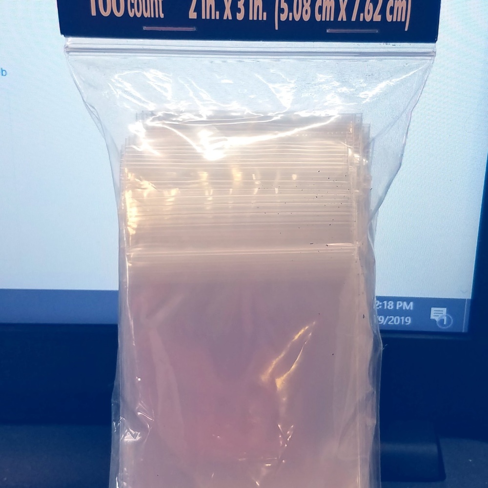 2x3 Ziplock bags